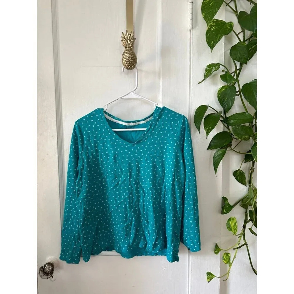 Basic Editions Women’s size medium blue shirt